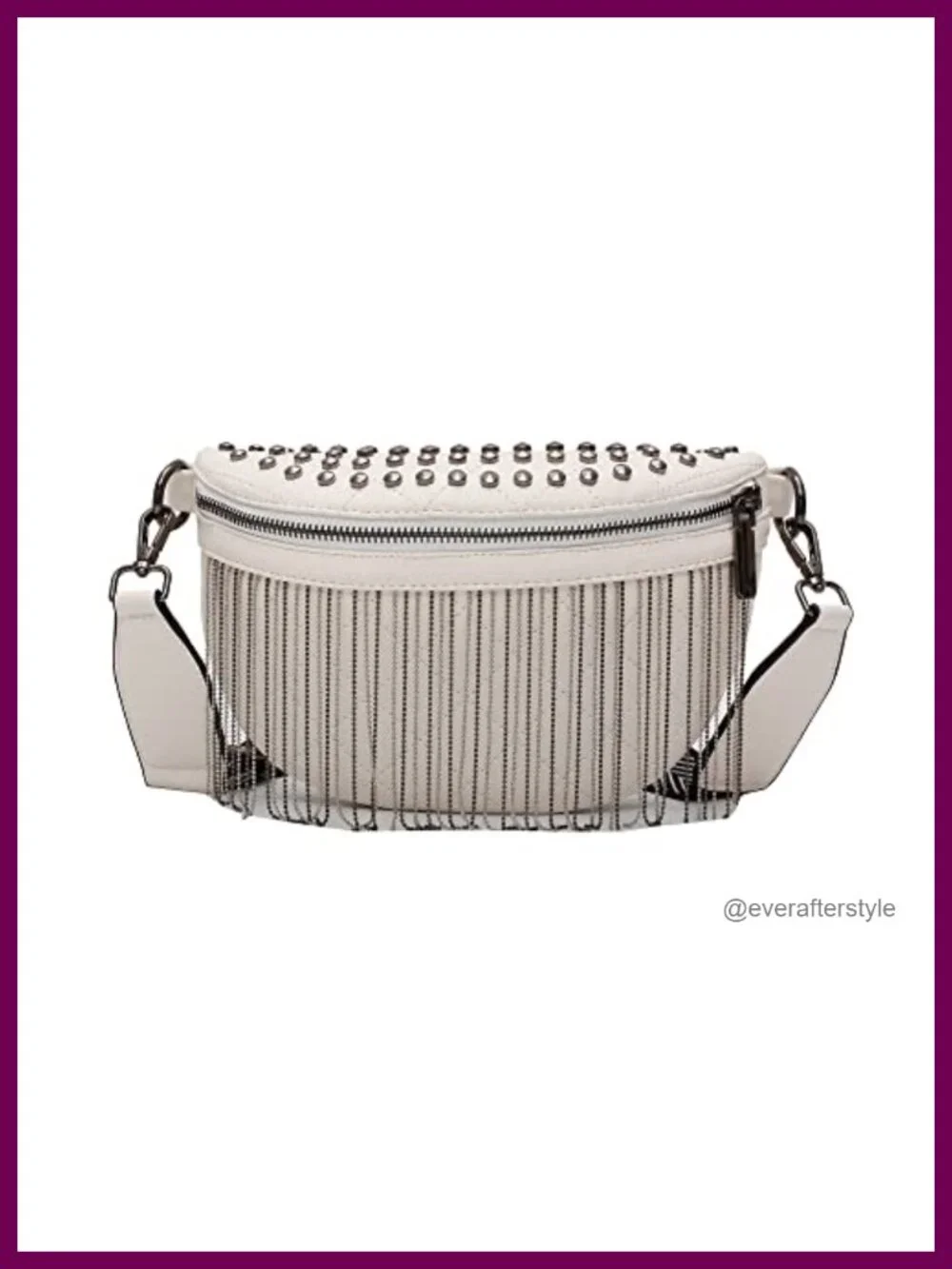 Women Faux Leather Fashion Waist Pack Crossbody Bag